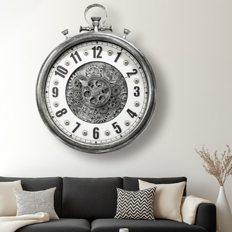 Luxury Lifestyle Watches - Vintage Ndustry Wall Clocks Dynamic Gear