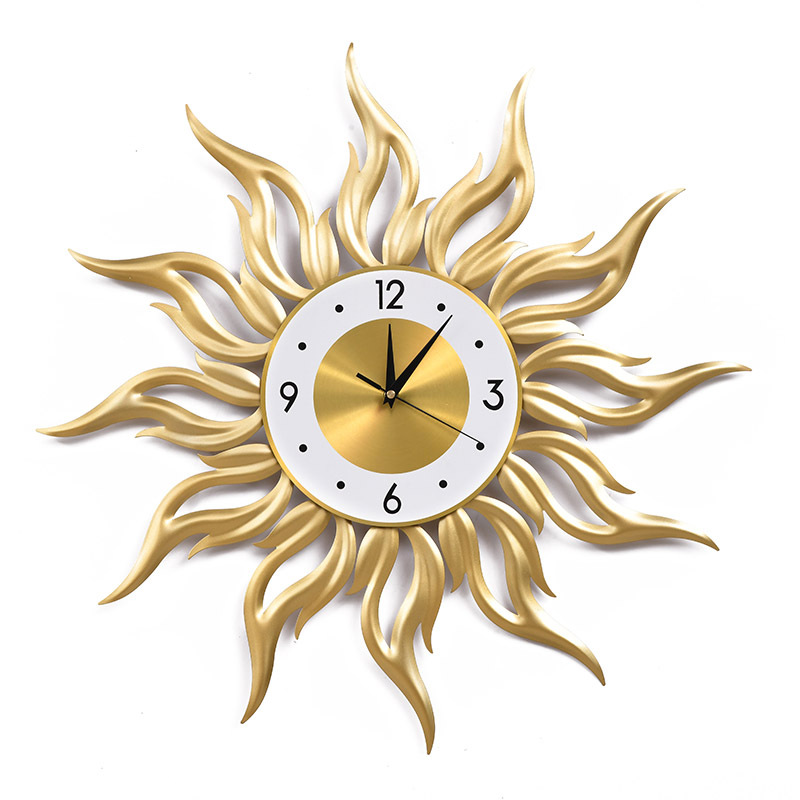 Luxury Lifestyle Watches - Nordic Gold Wall Clock Living Room