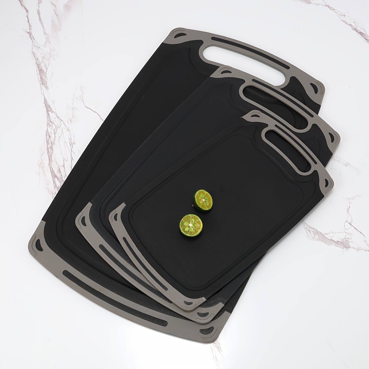 Marble Serving Board - Multifunctional Kitchen Cutting Board Set with