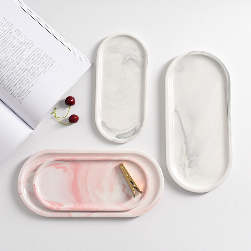 Nordic Marble Texture Tray Cer - Marble Serving Board review and price