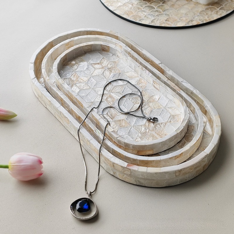 Nordic Luxury Natural Shell Tr - Marble Serving Board review and price