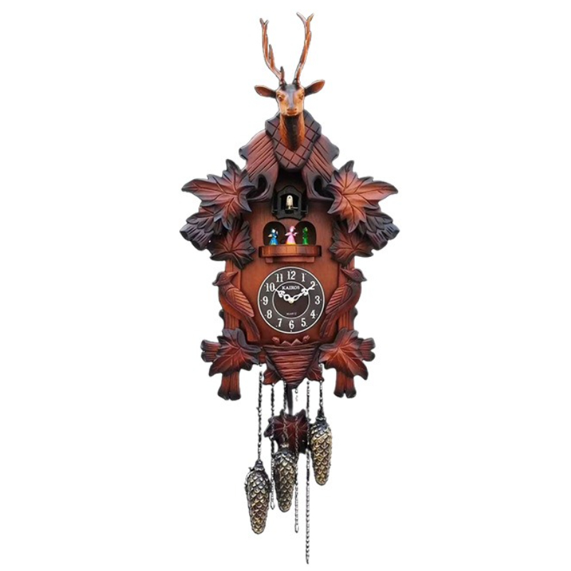 Cuckoo Wall Clock Solid Wood C - Luxury Lifestyle Watches review and price