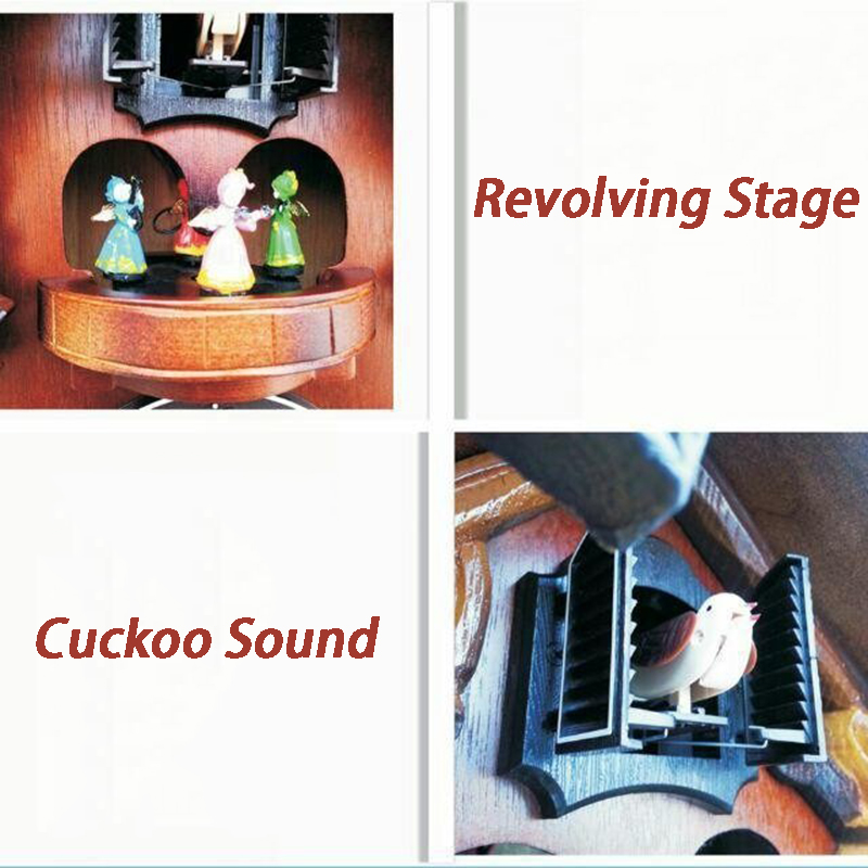 Cuckoo Wall Clock Solid Wood C - Luxury Lifestyle Watches review and price