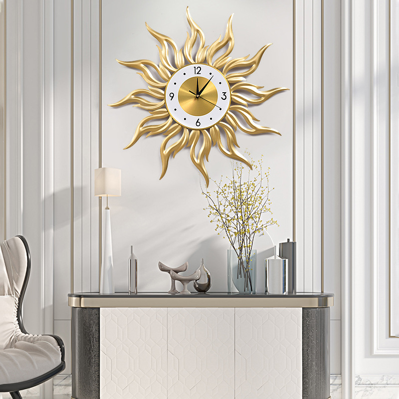 Nordic Gold Wall Clock Living  - Luxury Lifestyle Watches review and price