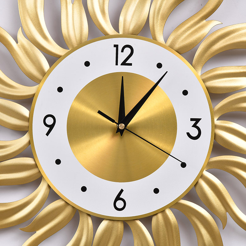 Nordic Gold Wall Clock Living  - Luxury Lifestyle Watches review and price