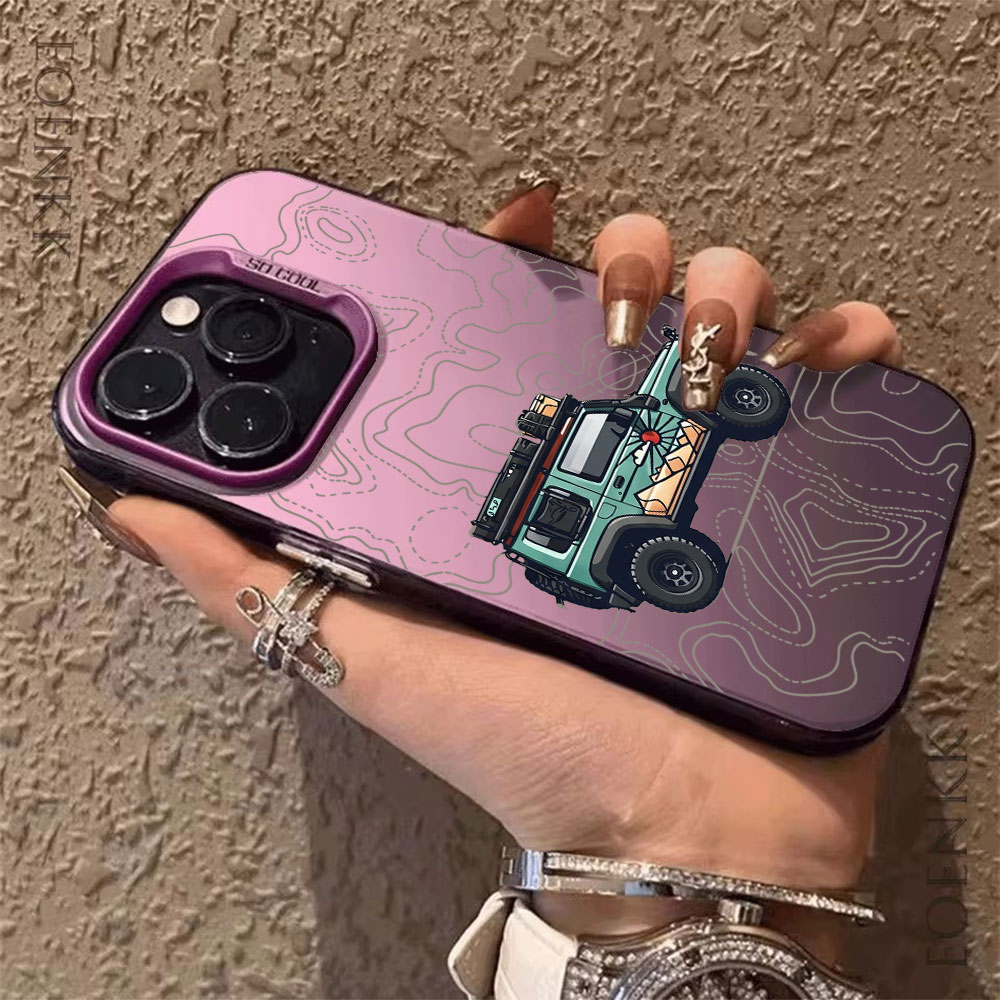 Simple Car Pattern Phone Case  - Apple Iphone 15 review and price