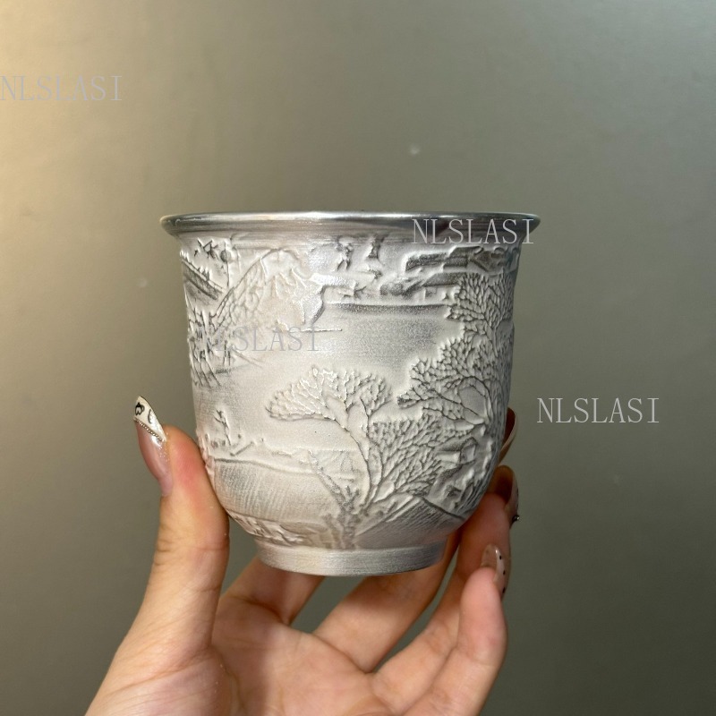 Silver Inner Pot Kung Fu Ceram - Handmade Ceramic Mug review and price