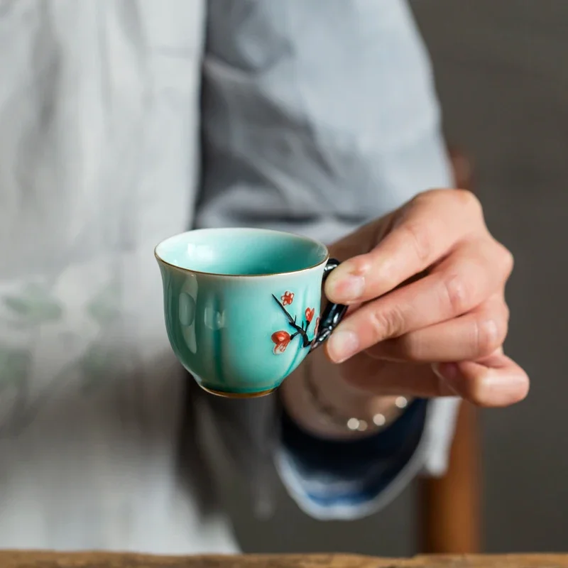 Chinese Handmade Plum Pattern  - Handmade Ceramic Mug review and price