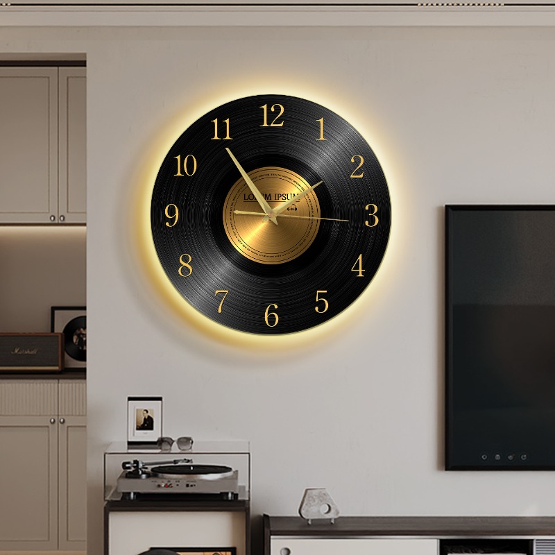 Vintage Wall Clock with Light  - Luxury Lifestyle Watches review and price