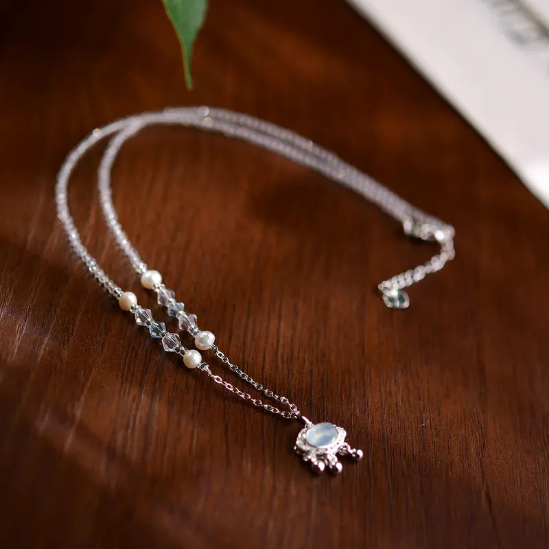 Aquamarine Necklace New Nation - Luxury Lifestyle Niche review and price