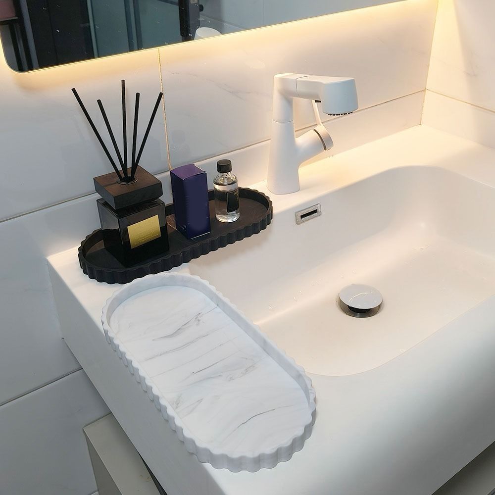 Silicone Oval Storage Tray Mar - Marble Serving Board review and price